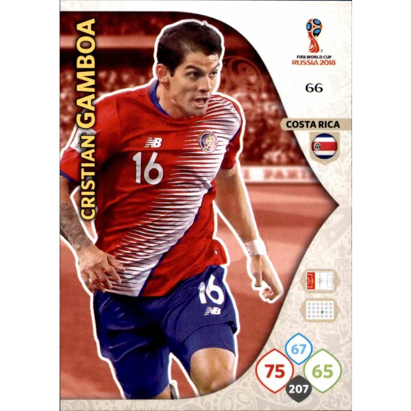 Panini WM Russia 2018 -  Nr. 66 - Cristian Gamboa - Team Mate