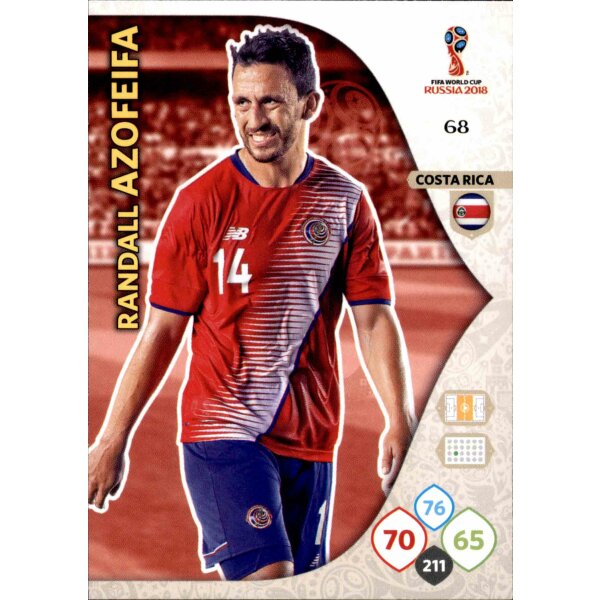 Panini WM Russia 2018 -  Nr. 68 - Randall Azofeifa - Team Mate