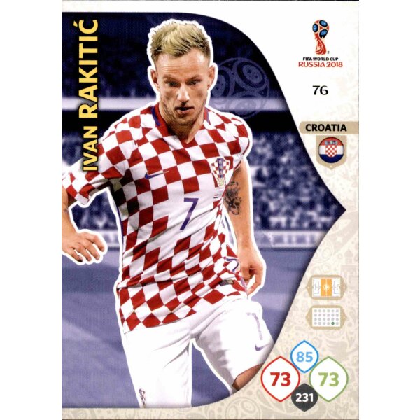 Panini WM Russia 2018 -  Nr. 76 - Ivan Rakitic - Team Mate