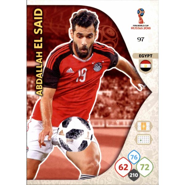 Panini WM Russia 2018 -  Nr. 97 - Abdallah El Said - Team Mate