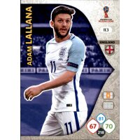 Panini WM Russia 2018 -  Nr. 113 - Adam Lallana - Team Mate