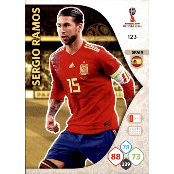 Panini WM Russia 2018 -  Nr. 123 - Sergio Ramos - Team Mate