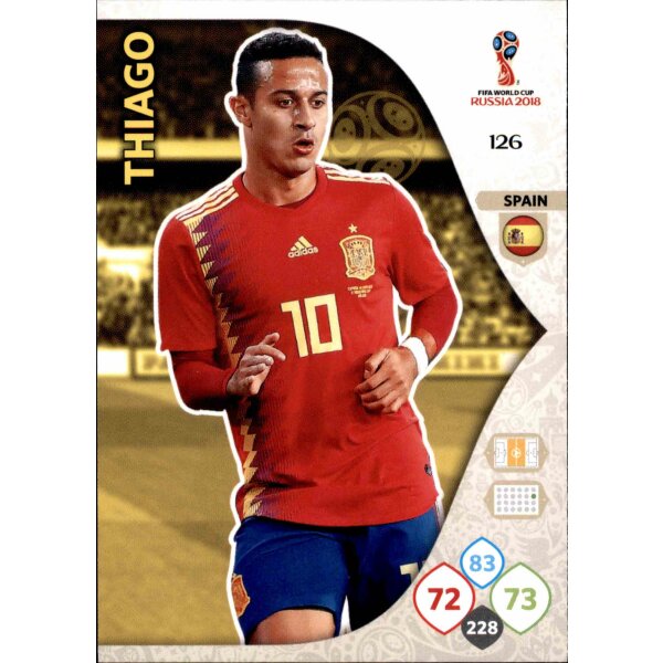 Panini WM Russia 2018 -  Nr. 126 - Thiago Silva - Team Mate