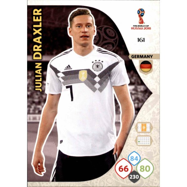 Panini WM Russia 2018 -  Nr. 161 - Julian Draxler - Team Mate