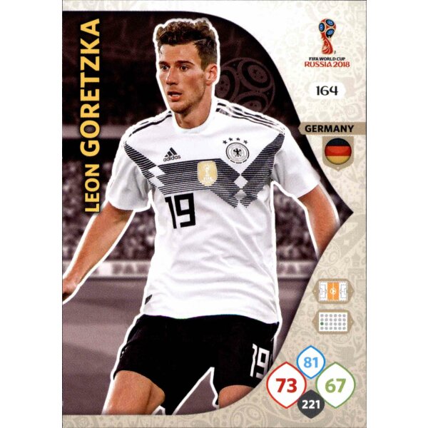 Panini WM Russia 2018 -  Nr. 164 - Leon Goretzka - Team Mate