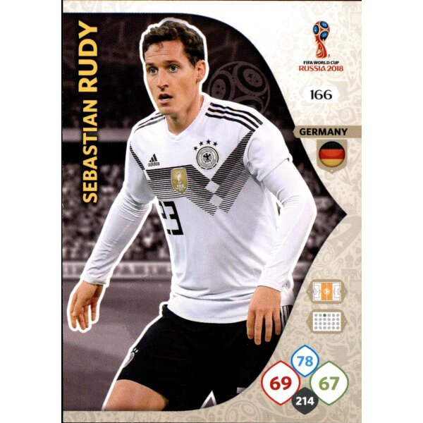 Panini WM Russia 2018 -  Nr. 166 - Sebastian Rudy - Team Mate