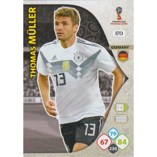 Panini WM Russia 2018 -  Nr. 170 - Thomas Müller - Team Mate