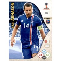 Panini WM Russia 2018 -  Nr. 185 - Kari Arnason - Team Mate