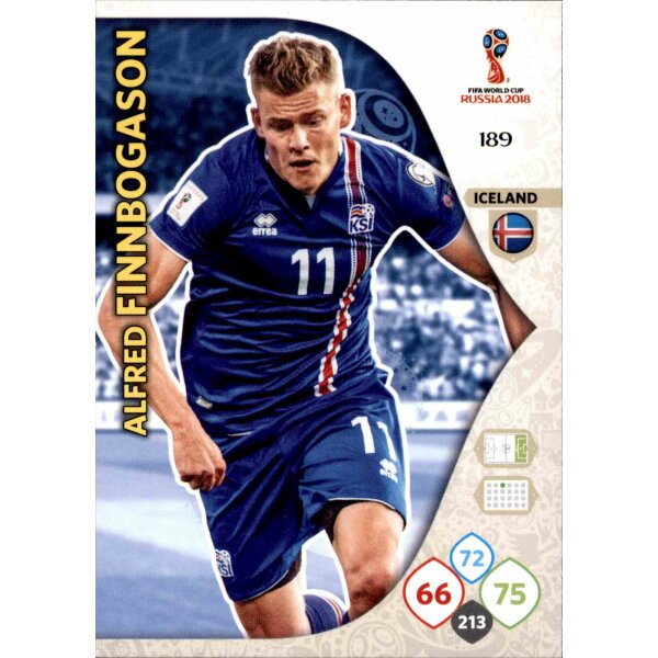 Panini WM Russia 2018 -  Nr. 189 - Alfred Finnbogason - Team Mate