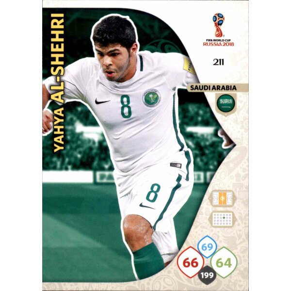 Panini WM Russia 2018 -  Nr. 211 - Yahya Al-Shehri - Team Mate