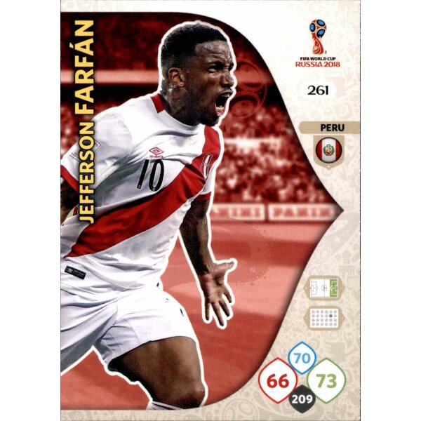 Panini WM Russia 2018 -  Nr. 261 - Jefferson Farfan - Team Mate