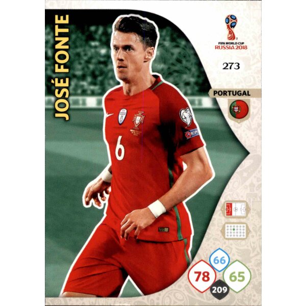 Panini WM Russia 2018 -  Nr. 273 - Jose Fonte - Team Mate