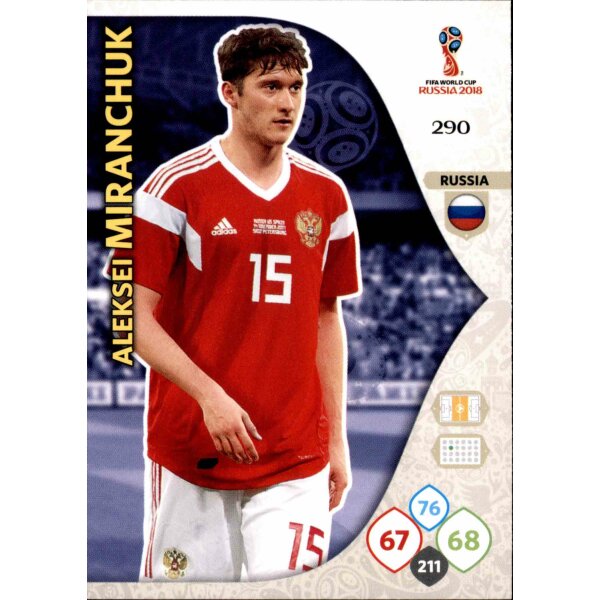 Panini WM Russia 2018 -  Nr. 290 - Alekesi Miranchuk - Team Mate