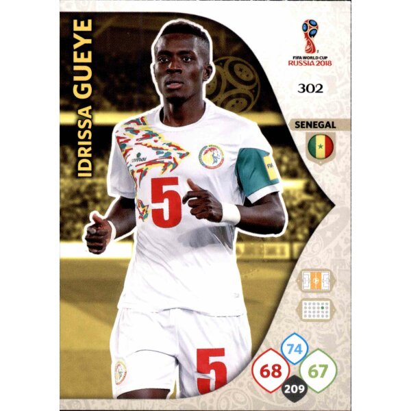 Panini WM Russia 2018 -  Nr. 302 - Idrissa Gueye - Team Mate