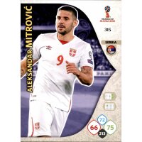 Panini WM Russia 2018 -  Nr. 315 - Aleksandar Mitrovic -...