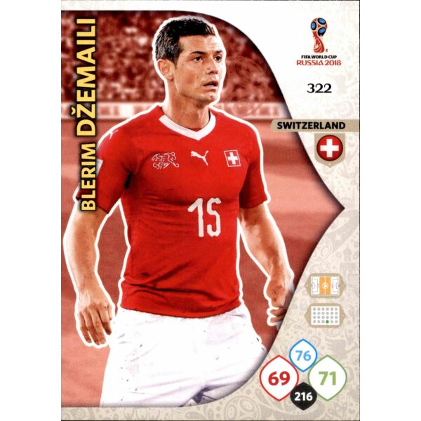 Panini WM Russia 2018 -  Nr. 322 - Blerim Dzemaili - Team Mate