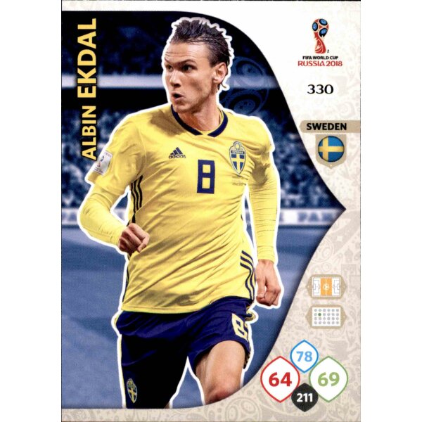 Panini WM Russia 2018 -  Nr. 330 - Albin Ekdal - Team Mate