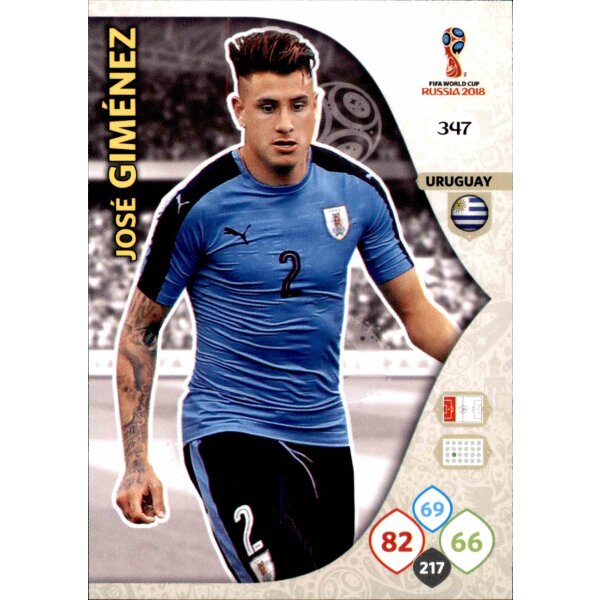 Panini WM Russia 2018 -  Nr. 347 - Jose Gimenez - Team Mate