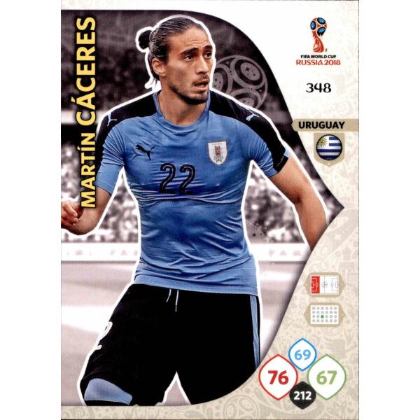 Panini WM Russia 2018 -  Nr. 348 - Martin Caceres - Team Mate