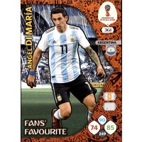 Panini WM Russia 2018 -  Nr. 361 - Angel Di Maria - Fans...