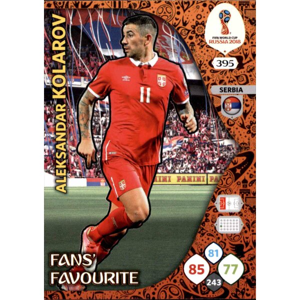 Panini WM Russia 2018 -  Nr. 395 - Aleksandr Kokorin - Fans Favourite