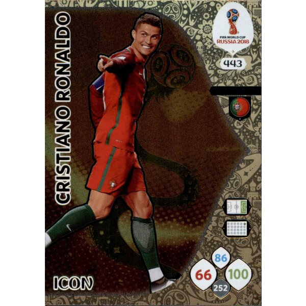 Panini WM Russia 2018 -  Nr. 443 - Cristiano Ronaldo - Icon