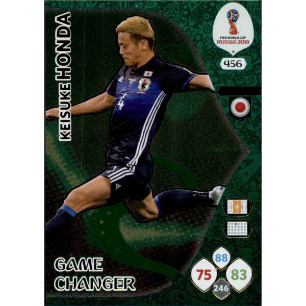 Panini WM Russia 2018 -  Nr. 456 - Keisuke Honda - Game Changer