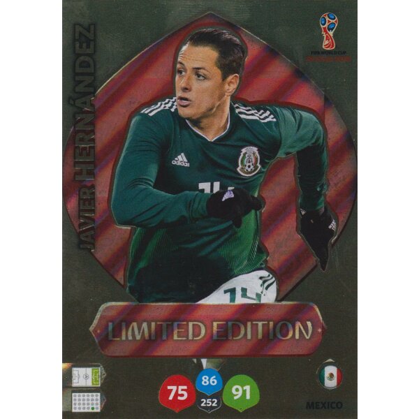 Panini WM Russia 2018 - LE4 - Javier Hernandez - Limitierte Edition