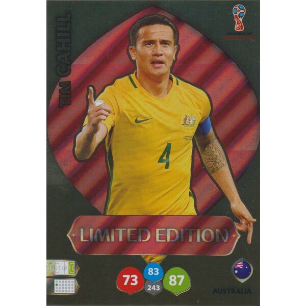 Panini WM Russia 2018 - LE17 - Tim Cahill - Limitierte Edition