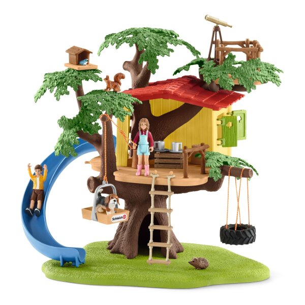 Schleich 42408 Farm World - Abenteuer Baumhaus