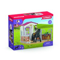 Schleich 42437 Horse Club - Pferdebox mit Horse Club Tori...