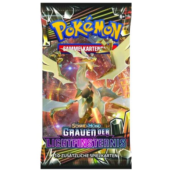 Pokemon - S&M Serie 6 - Grauen der Lichtfinsternis - 1 Booster - Deutsch