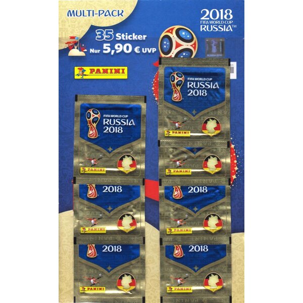 Panini WM Russia 2018 - Sticker - 1 Multipack