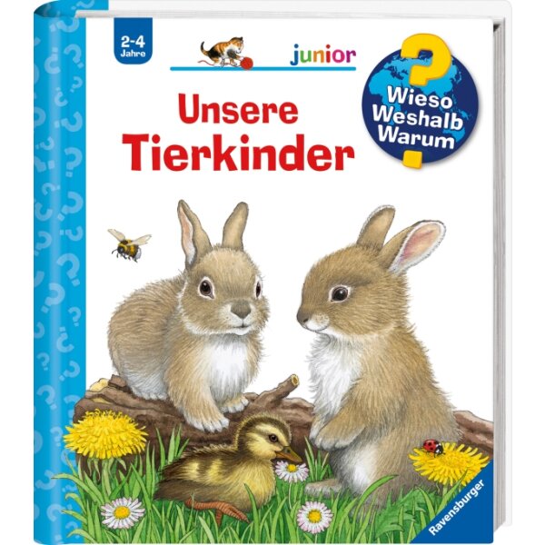 Ravensburger 32683 - Wieso? Weshalb? Warum? junior: Unsere Tierkinder (Band 15)