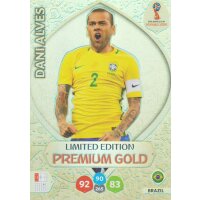 Panini WM Russia 2018 - LE28 - Dani Alves - Limitierte...