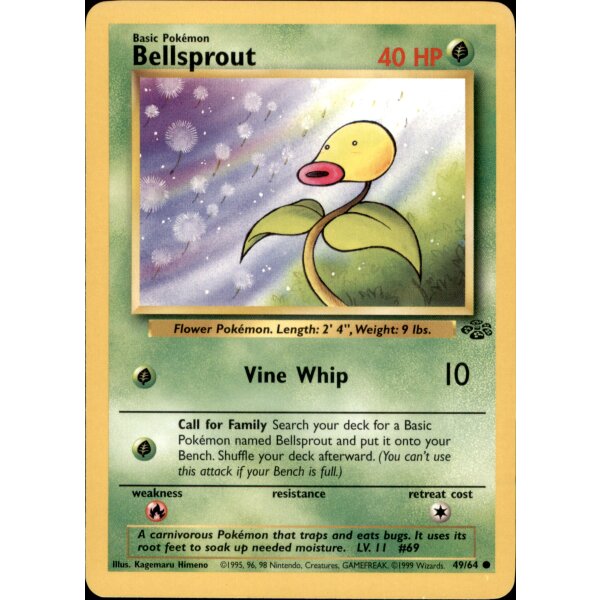 49/64 Bellsprout - Jungle - Englisch - Unlimitiert