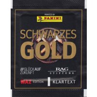 Schwarzes GOLD - Sammel Sticker - 1 Tüte