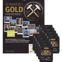 Schwarzes GOLD - Sammel Sticker - 1 Album + 10 Tüten