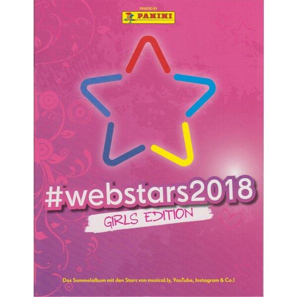 Webstars 2018 Girls Edition - Sammel Sticker - 1 Album