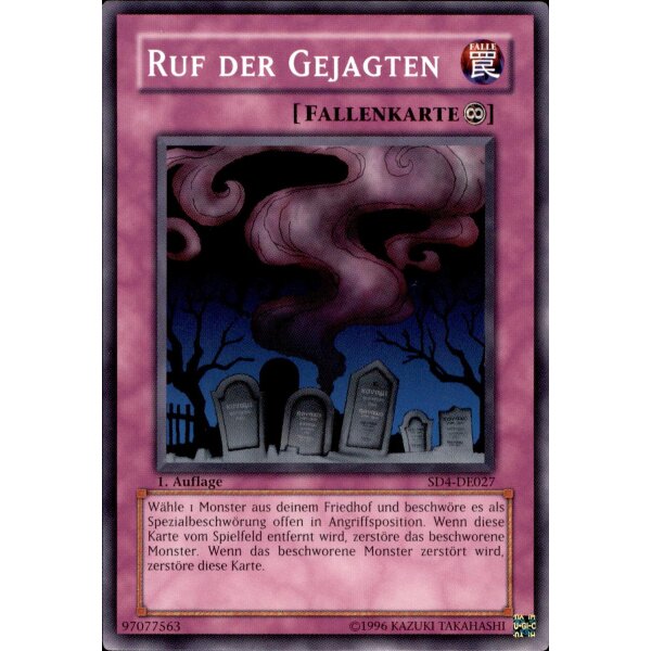 SD4-DE027 Ruf der gejagten - 1. Auflage