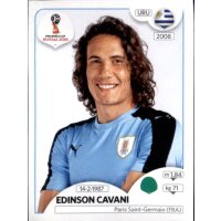 Panini WM 2018 - Sticker 108 - Edinson Cavani - Uruguay