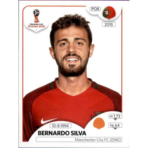 Panini WM 2018 - Sticker 127 - Bernardo Silva - Portugal