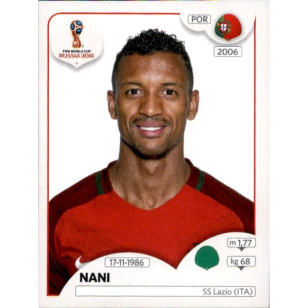 Panini WM 2018 - Sticker 131 - Nani - Portugal