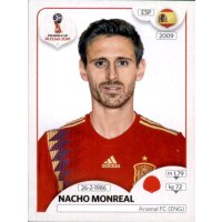Panini WM 2018 - Sticker 137 - Nacho Monreal - Spanien