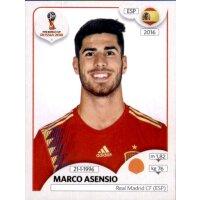 Panini WM 2018 - Sticker 145 - Marco Asensio - Spanien