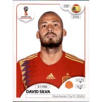 Panini WM 2018 - Sticker 147 - David Silva - Spanien