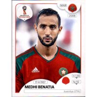 Panini WM 2018 - Sticker 155 - Medhi Benatia - Marokko