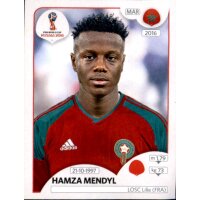 Panini WM 2018 - Sticker 159 - Hamza Mendyl - Marokko