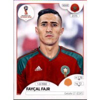 Panini WM 2018 - Sticker 165 - Fayçal Fajr - Marokko