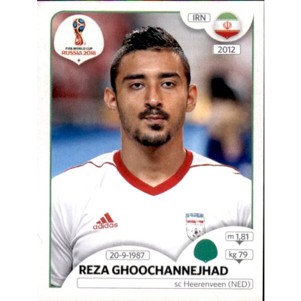 Panini WM 2018 - Sticker 190 - Reza Ghoochannejhad - Iran